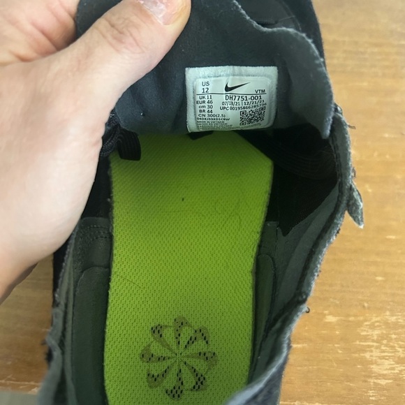 Nike Waffle One Crater Black Grey
Fog Sneakers Shoes Men's Sz 12 - Picture 6 of 6